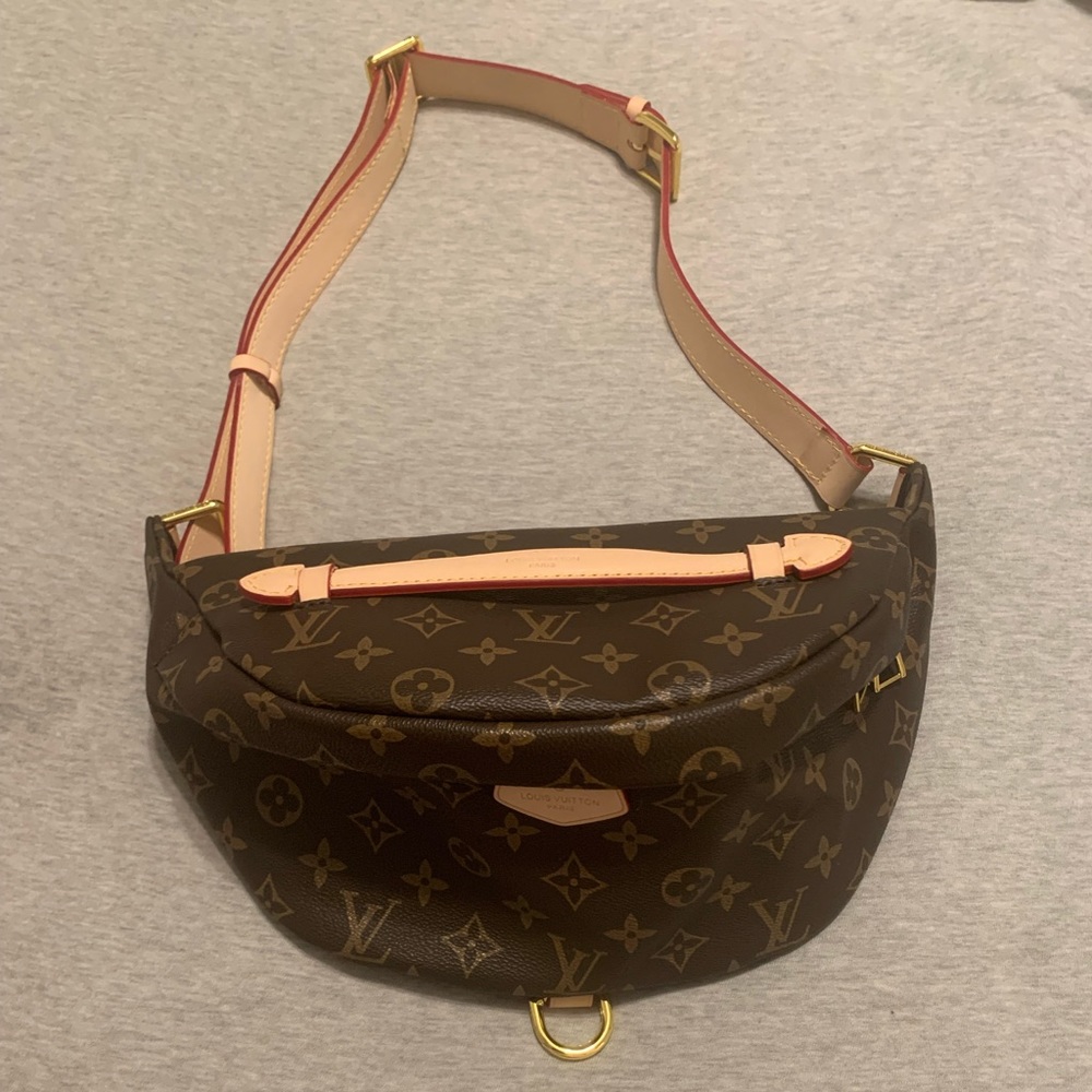 Brown and tan bum bag